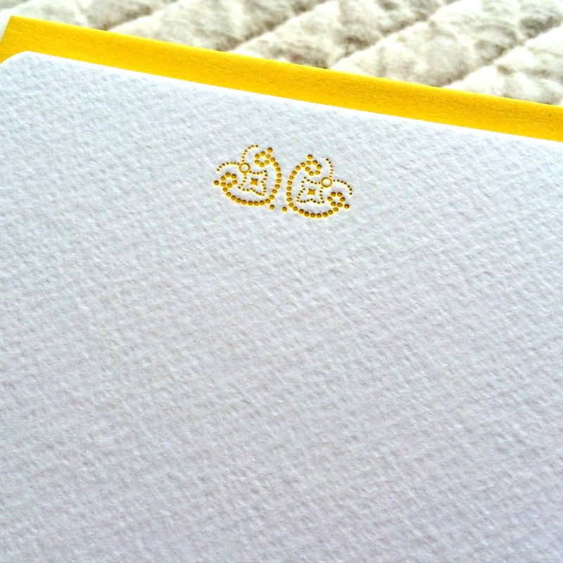 Cartes de correspondance - petit points (paquet de 10)
